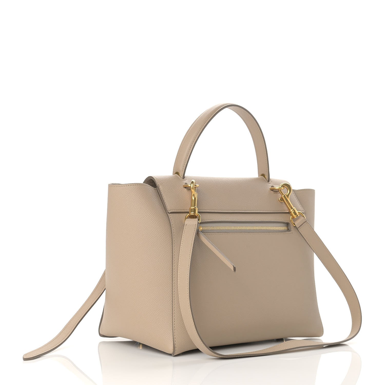 Celine Grained Calfskin Mini Belt Bag Light Taupe 2 of 11