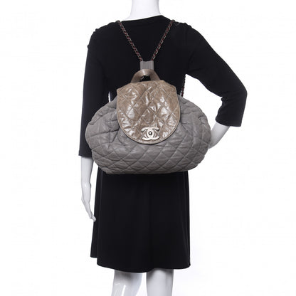 Chanel Iridescent Calfskin Quilted In The Mix Backpack Grey 2 of 10