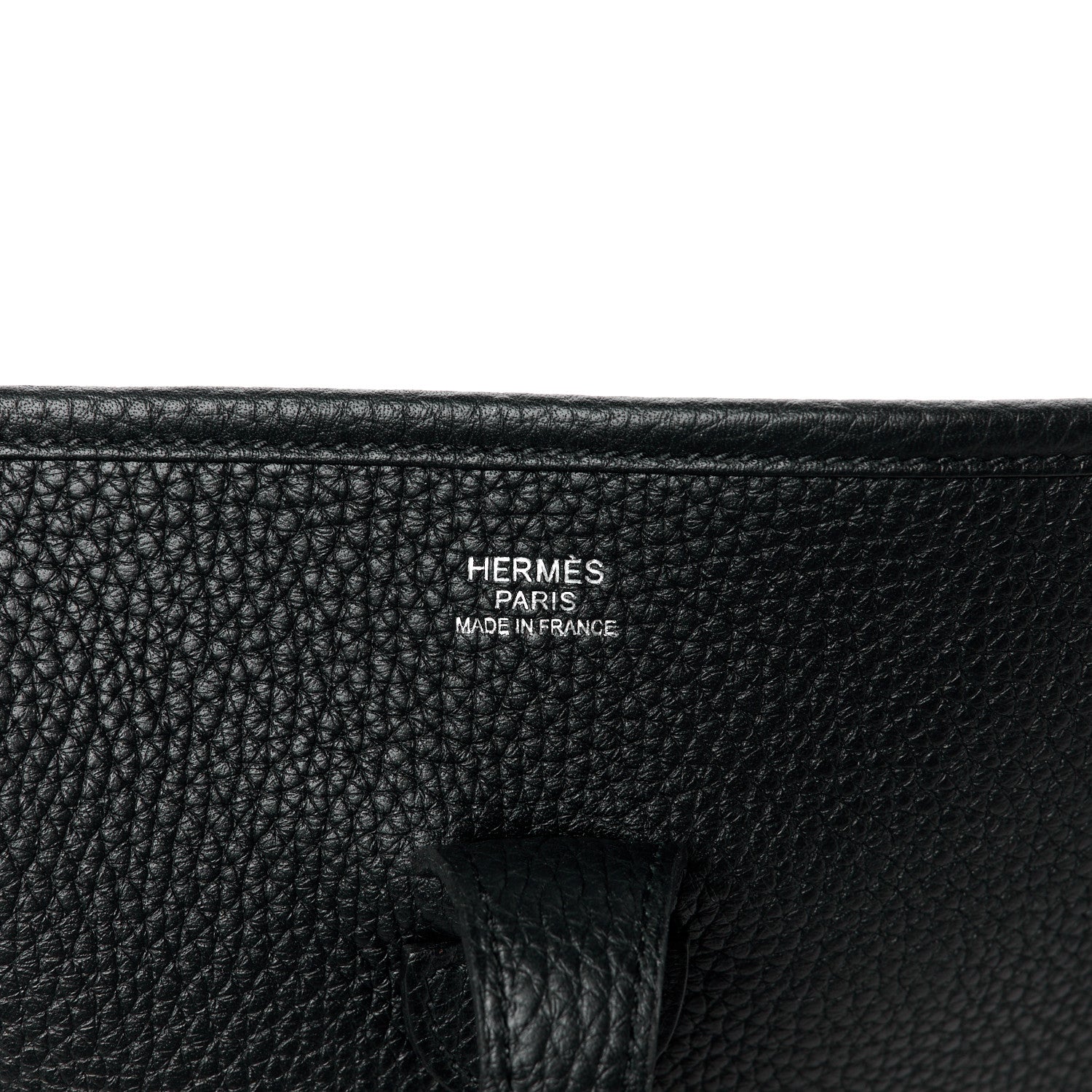 Hermes Taurillon Clemence Evelyne III PM Black 6 of 12