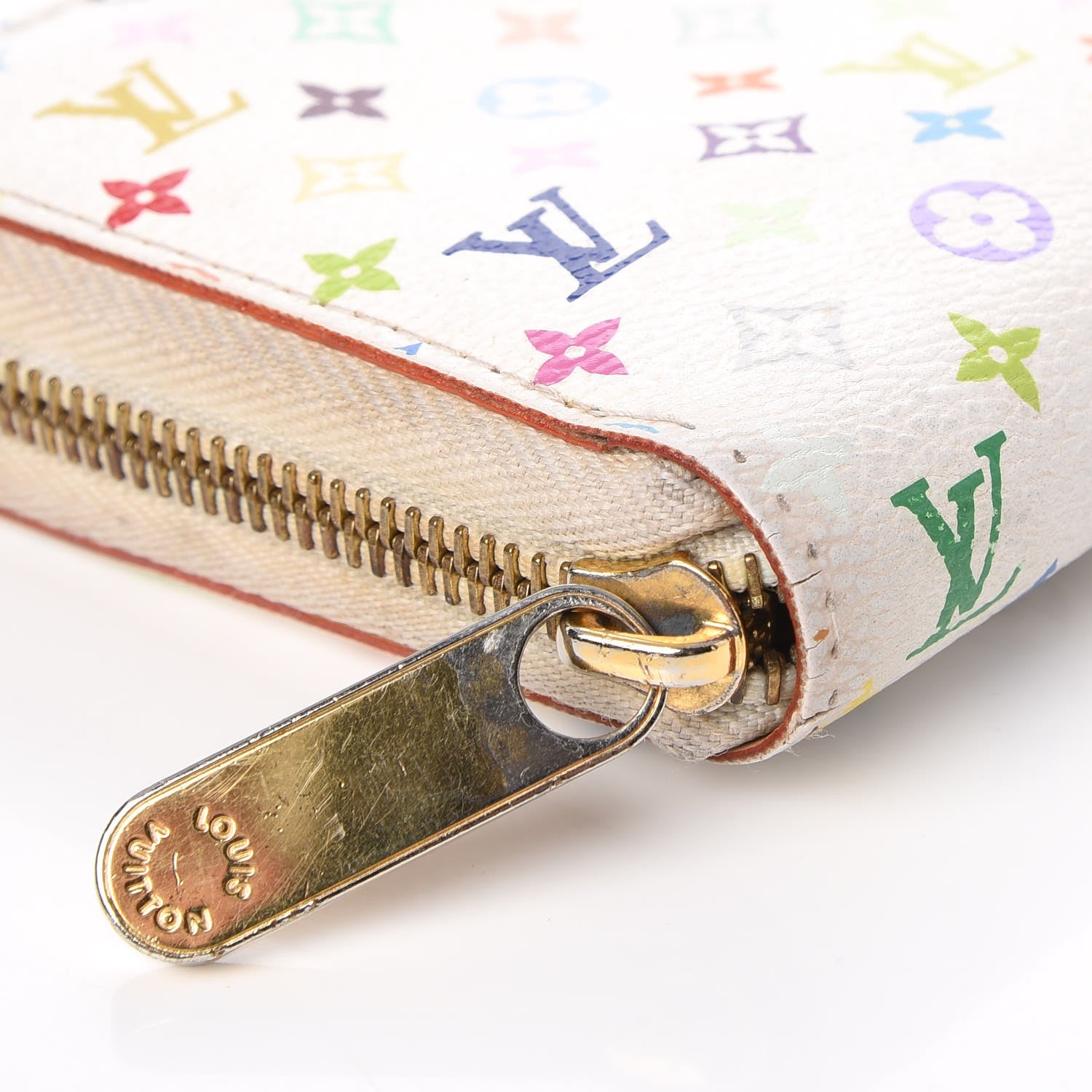 Louis Vuitton Monogram Multicolor Zippy Wallet White 16 of 22