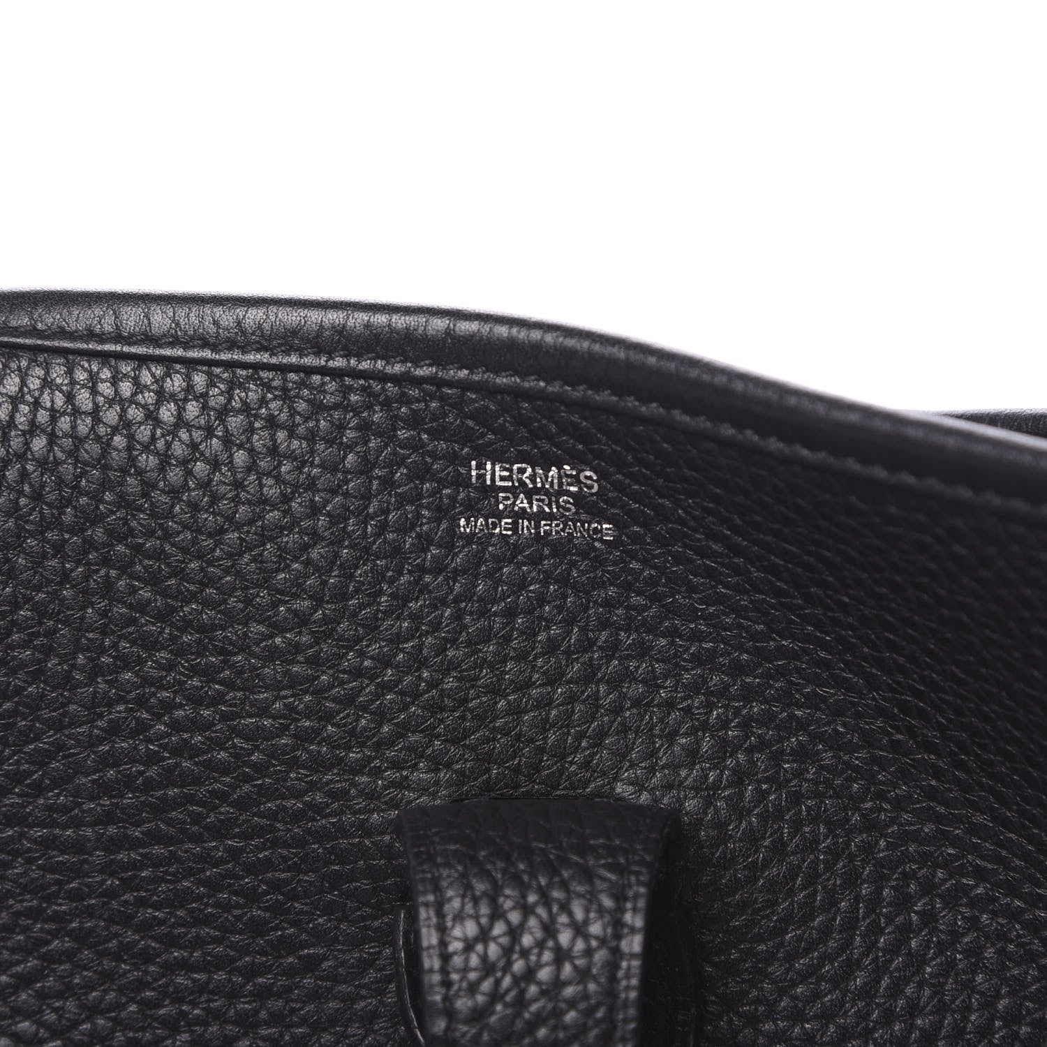 Hermes Taurillon Clemence Evelyne III GM Black 5 of 11