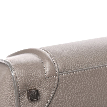 Celine Drummed Calfskin Mini Luggage Souris 14 of 16