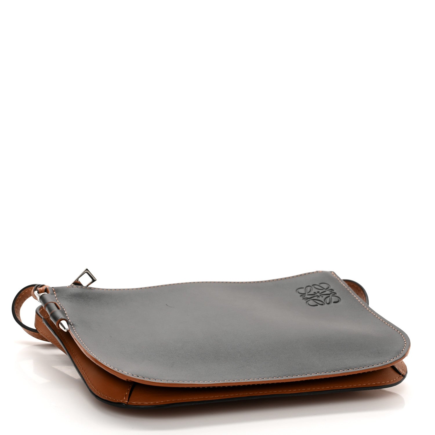 Loewe Smooth Calfskin Double Zip Crossbody Black Tan 4 of 10
