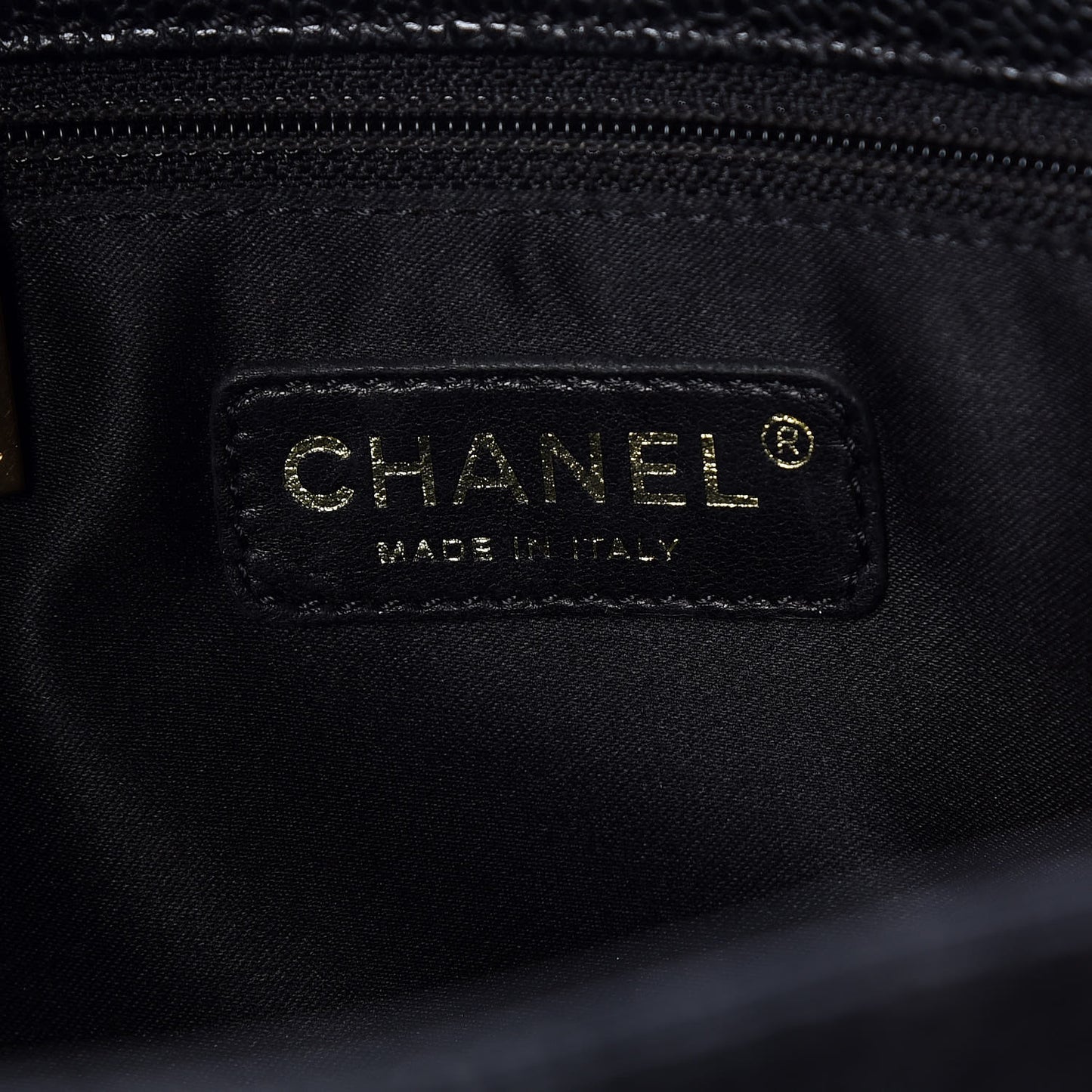 Caviar Quilted Grand Shopping Tote GST Black