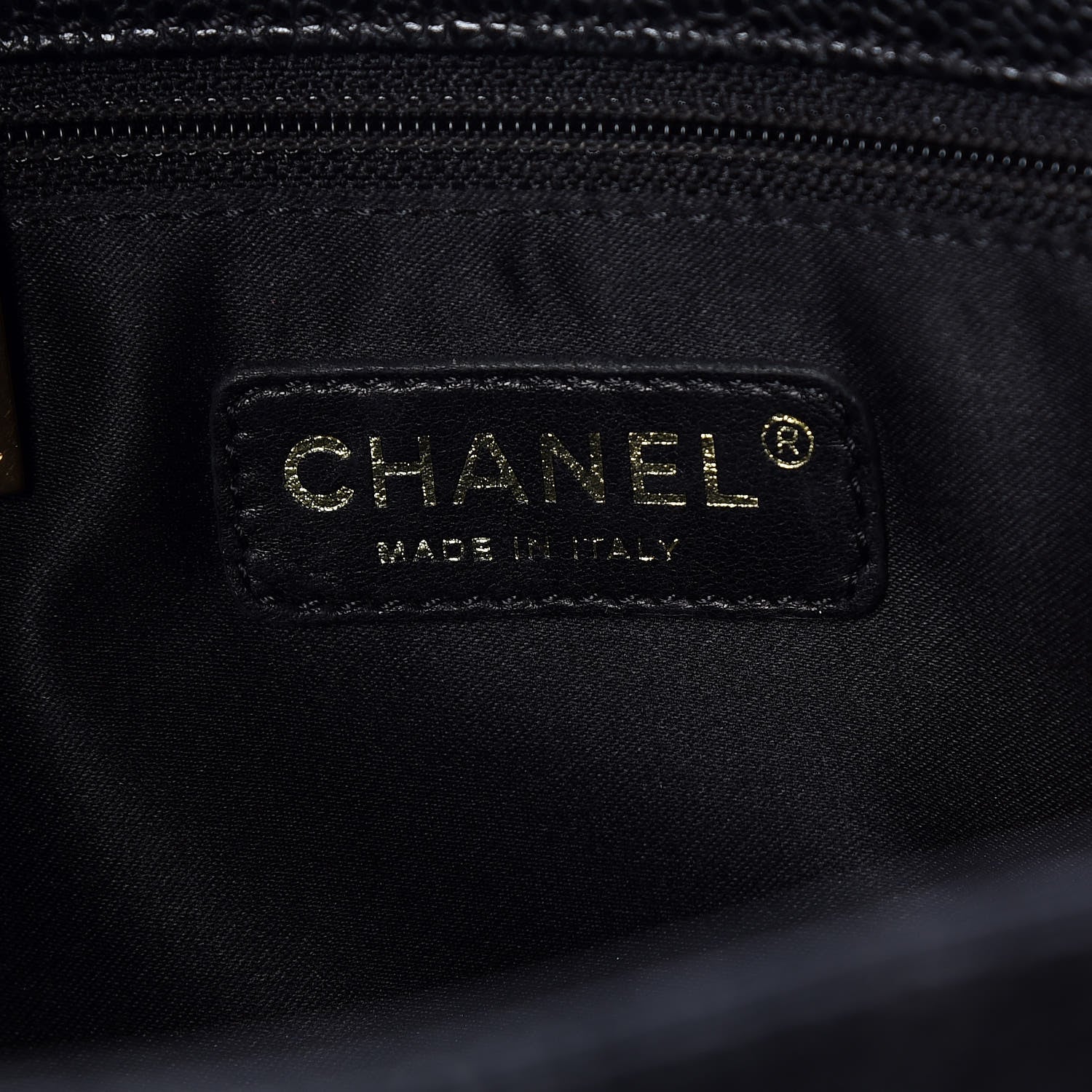 Chanel Caviar Quilted Grand Shopping Tote GST Black 6 of 9