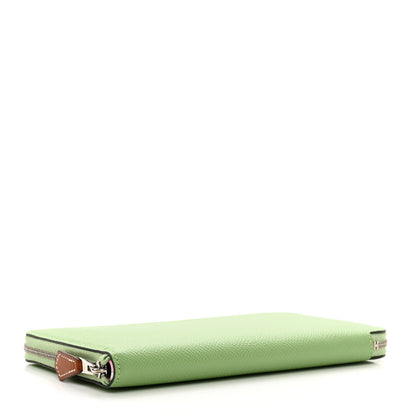 Hermes Epsom Silk'In Wallet Vert Criquet 4 of 7