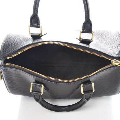 Louis Vuitton Epi Speedy 25 Black 5 of 13
