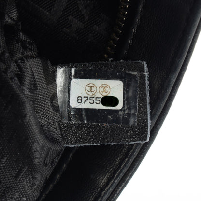 Chanel Lambskin Lax Pochette Black 7 of 7