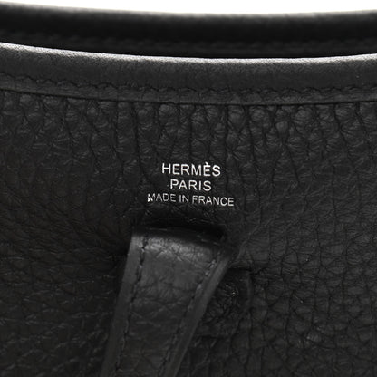 Hermes Taurillon Clemence Evelyne TPM Black 6 of 11