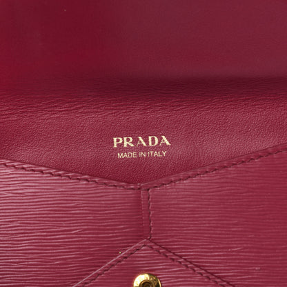 Prada Vitello Move Envelope Wallet Ibisco 6 of 8