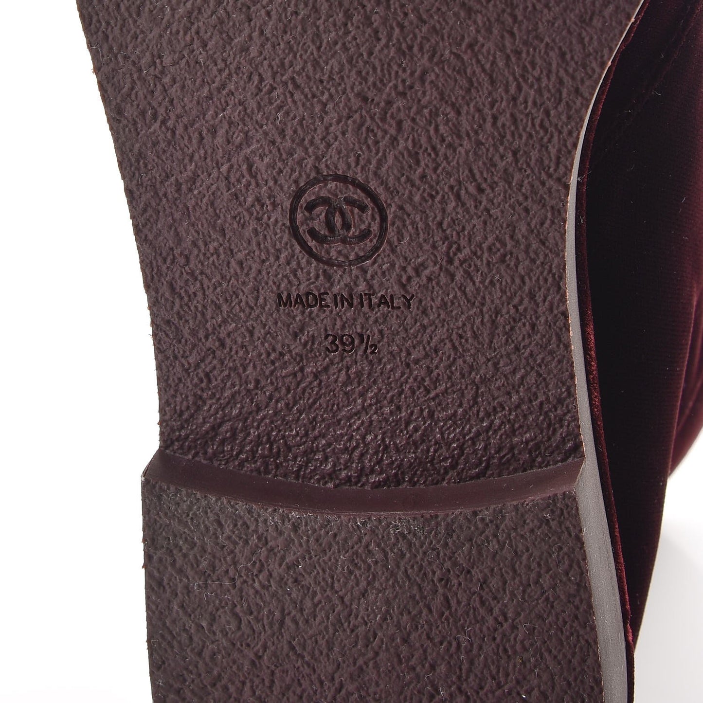 Velvet CC Lace Up Boots 39.5 Burgundy