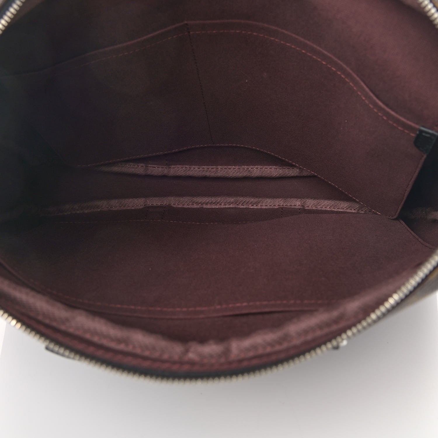 Louis Vuitton Monogram Macassar Porte-Documents Voyage PM 5 of 9