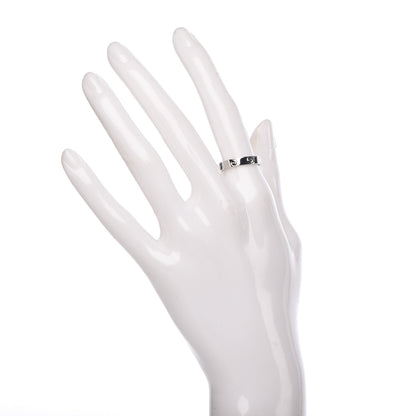 Cartier 18K White Gold 3.5mm LOVE Wedding Band Ring 53 6.25 2 of 4