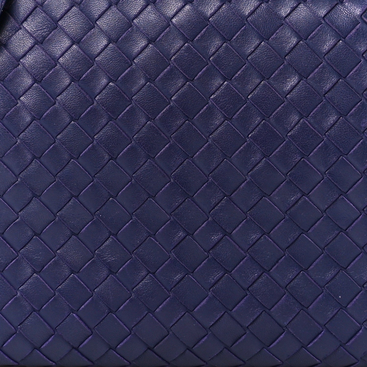 Bottega Veneta Nappa Intrecciato Nodini Crossbody Messenger Purple 8 of 10