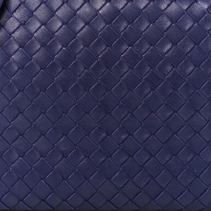 Bottega Veneta Nappa Intrecciato Nodini Crossbody Messenger Purple 8 of 10