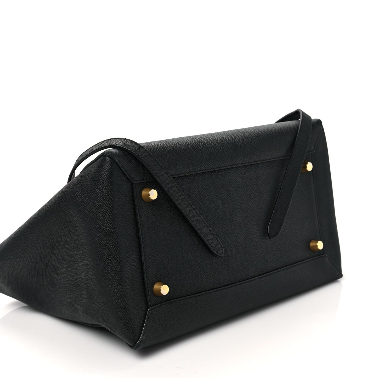 Grained Calfskin Small Belt Bag Black