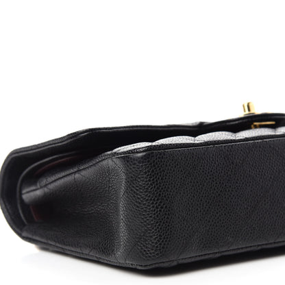 Chanel Caviar Quilted Medium Double Flap Black 9 of 12
