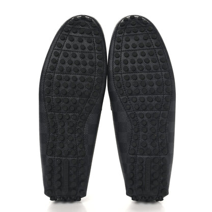 Louis Vuitton Damier Graphite Calfskin Mens Major Loafers 10 6 of 10