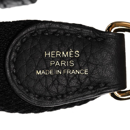 Hermes Taurillon Clemence Evelyne TPM Black 7 of 11