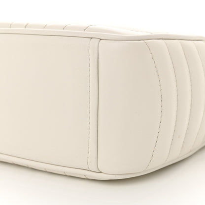 Prada Soft Calfskin Diagramme Crossbody Bag White 10 of 13