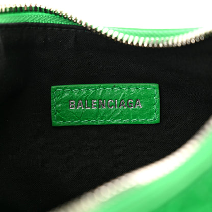 Balenciaga Agneau Arena Le Cagole Shoulder Bag XS Vivid Green 6 of 13
