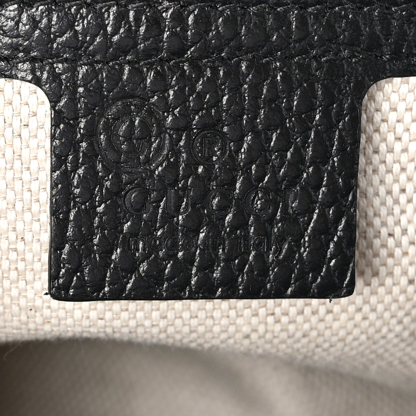 Pebbled Calfskin Medium Soho Top Handle Satchel Black
