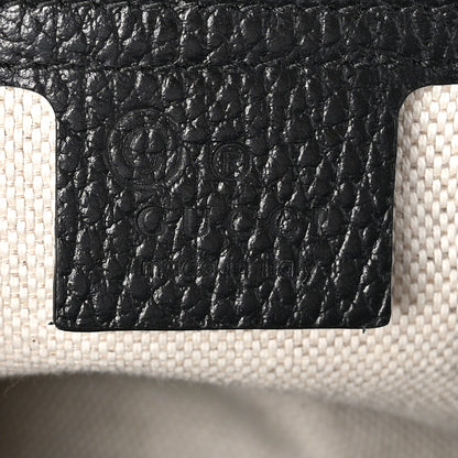 Gucci Pebbled Calfskin Medium Soho Top Handle Satchel Black 6 of 10