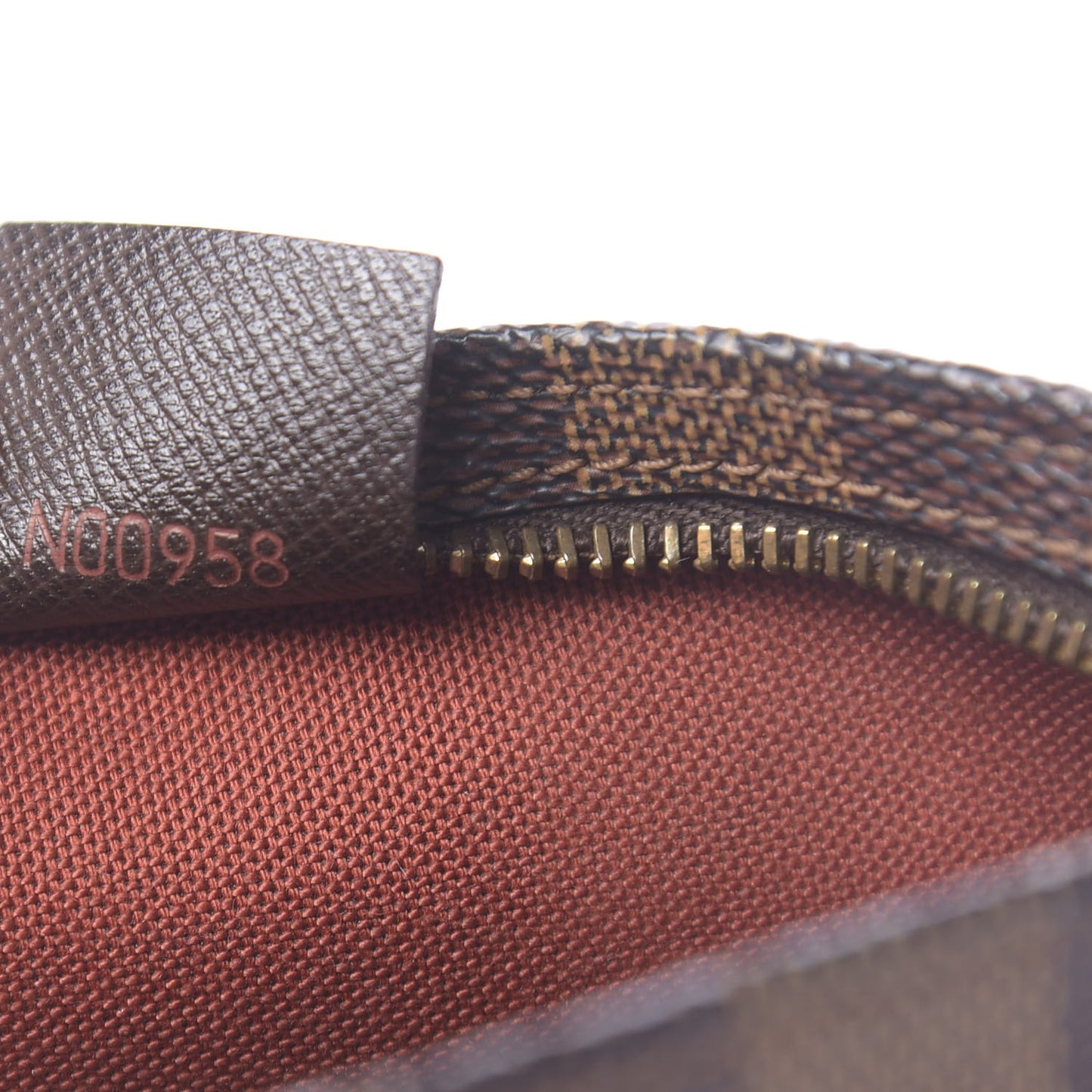Damier Ebene Trousse Make Up Bag Pochette