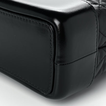 Chanel Aged Calfskin Quilted Small Gabrielle Backpack Black 6 of 10