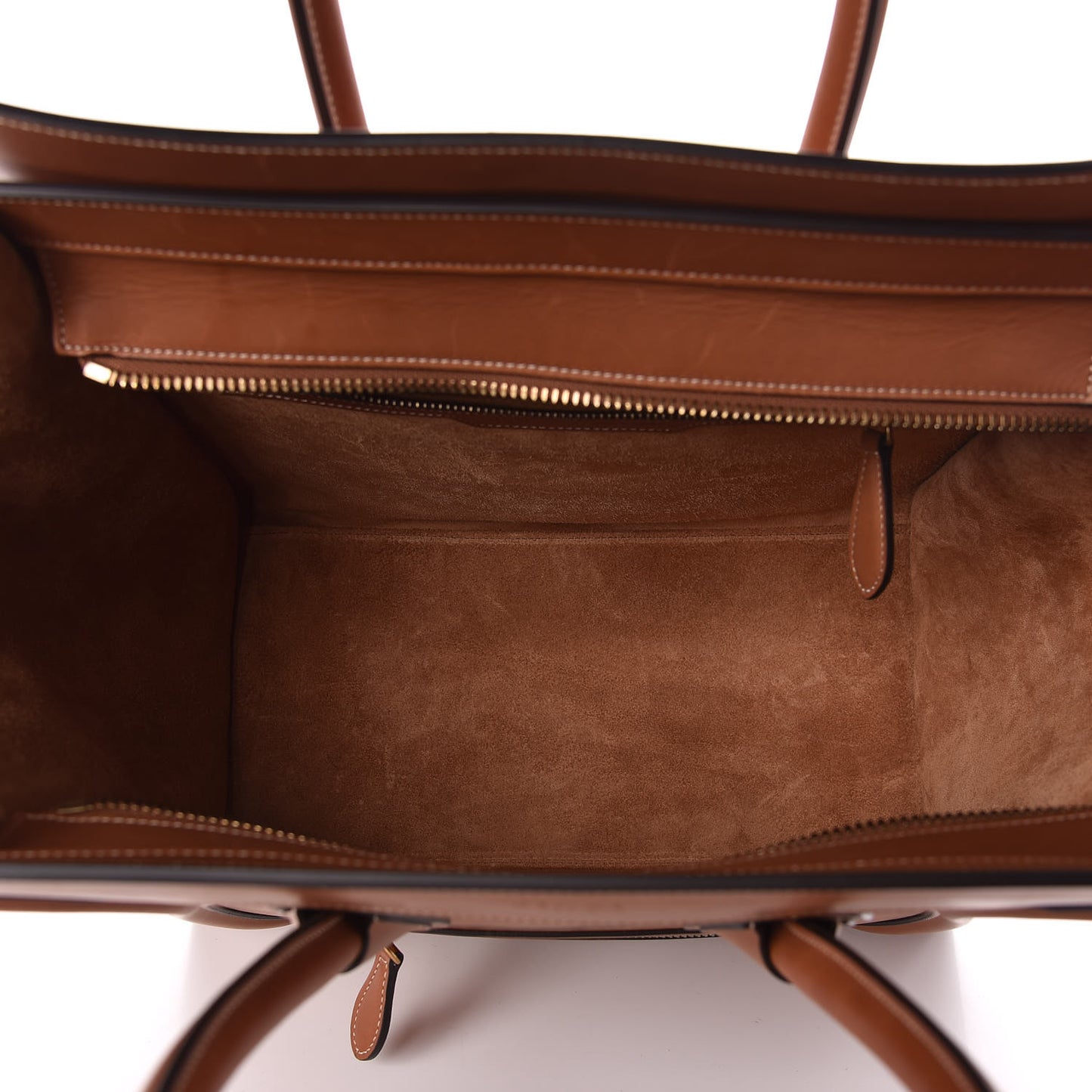 Natural Calfskin Mini Luggage Tan