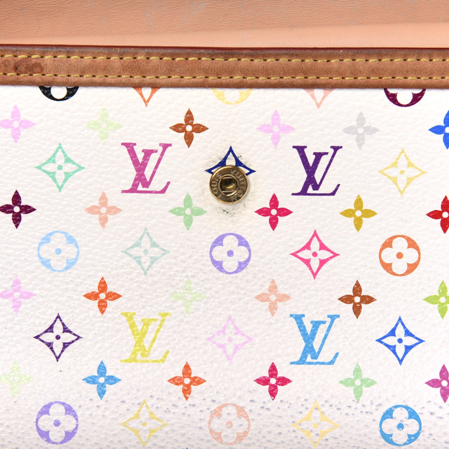 Monogram Multicolor Porte Tresor International Wallet White