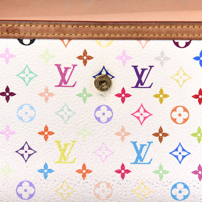 Louis Vuitton Monogram Multicolor Porte Tresor International Wallet White 12 of 13