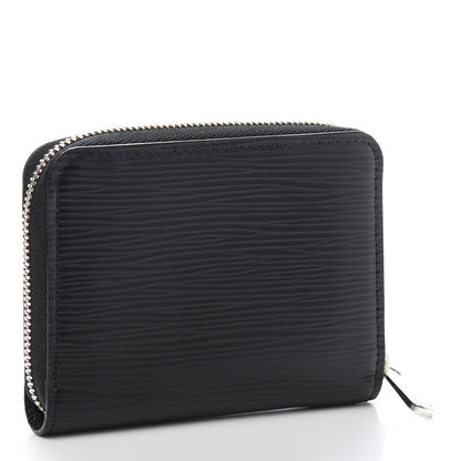Louis Vuitton Epi Zippy Coin Purse Black 3 of 8