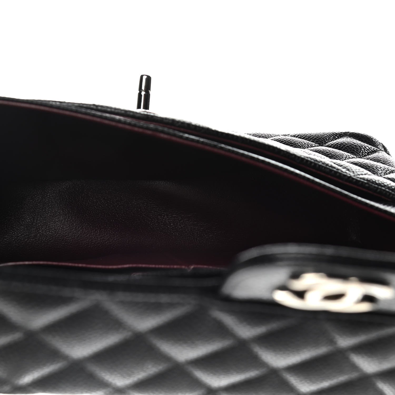 Chanel Caviar Quilted Medium Double Flap Black 5 of 11