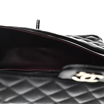 Chanel Caviar Quilted Medium Double Flap Black 5 of 11