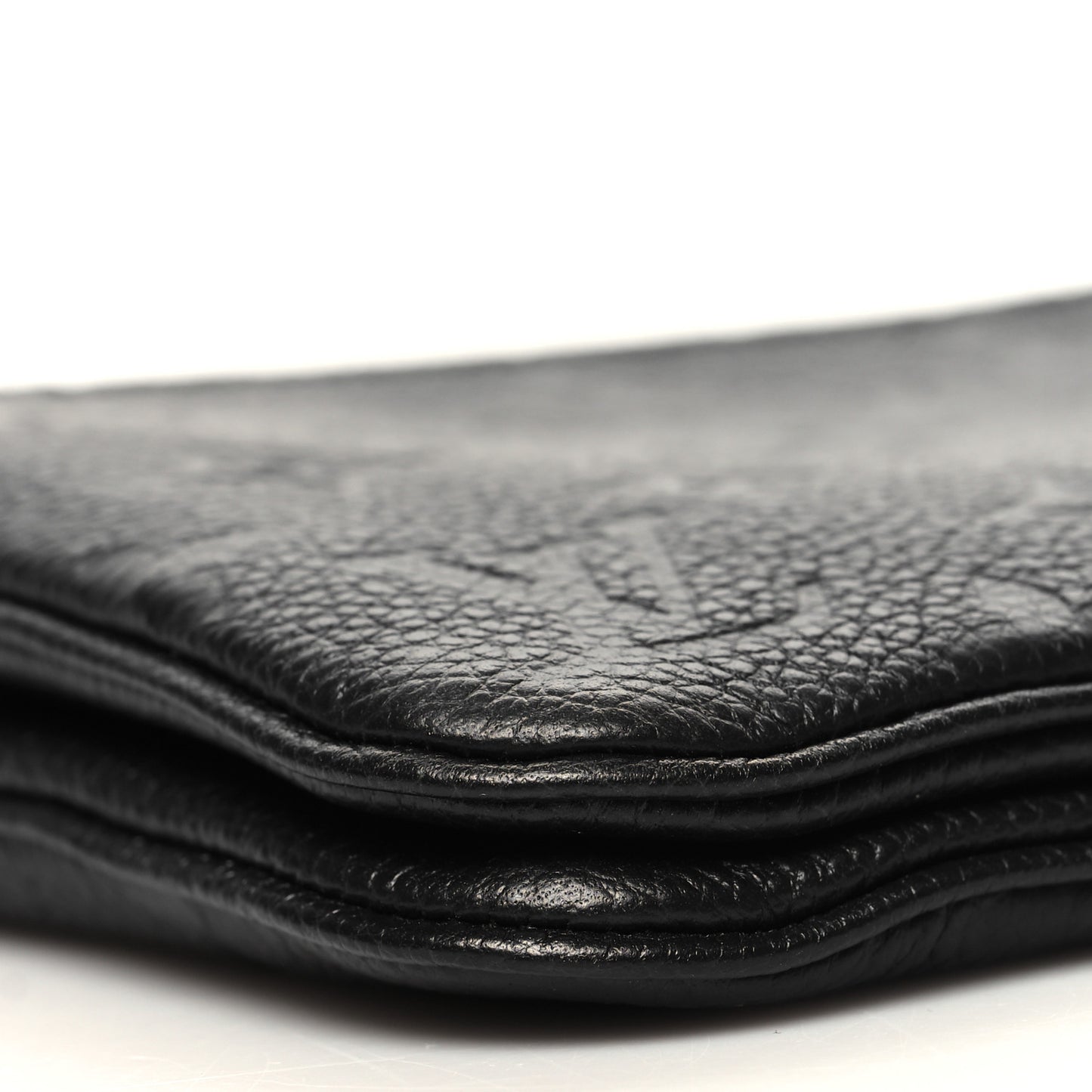 Empreinte Double Zip Pochette Black