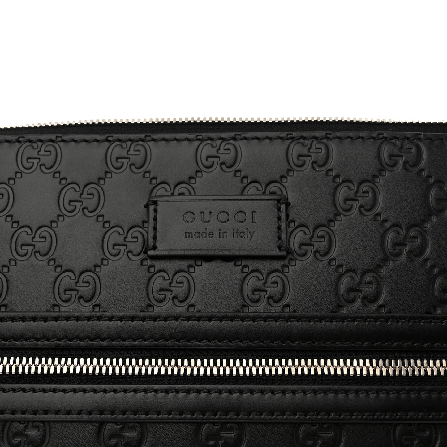 Guccissima Signature Small Messenger Bag Black