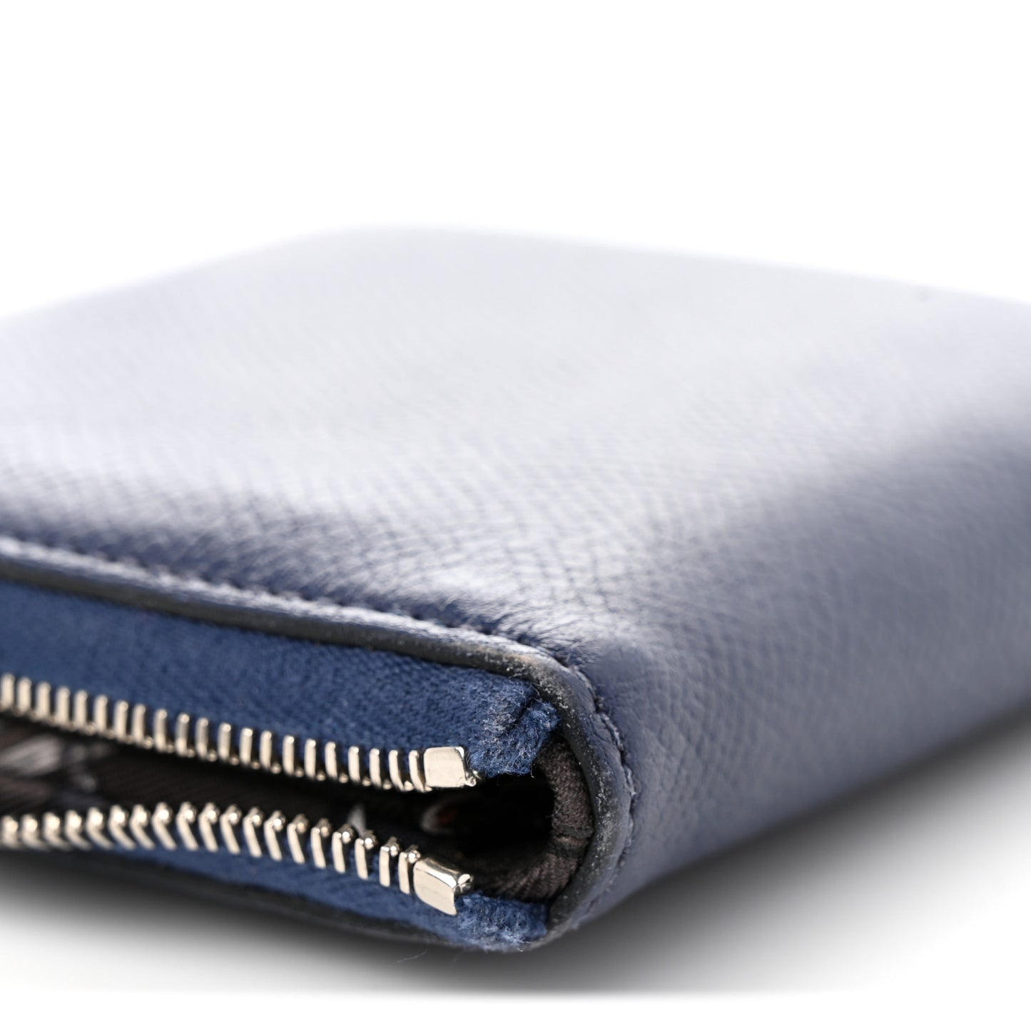 Epsom Silk'In Compact Wallet Bleu Saphir