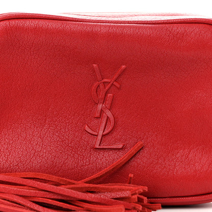 Saint Laurent Lambskin Monogram Lou Belt Bag Red 7 of 10