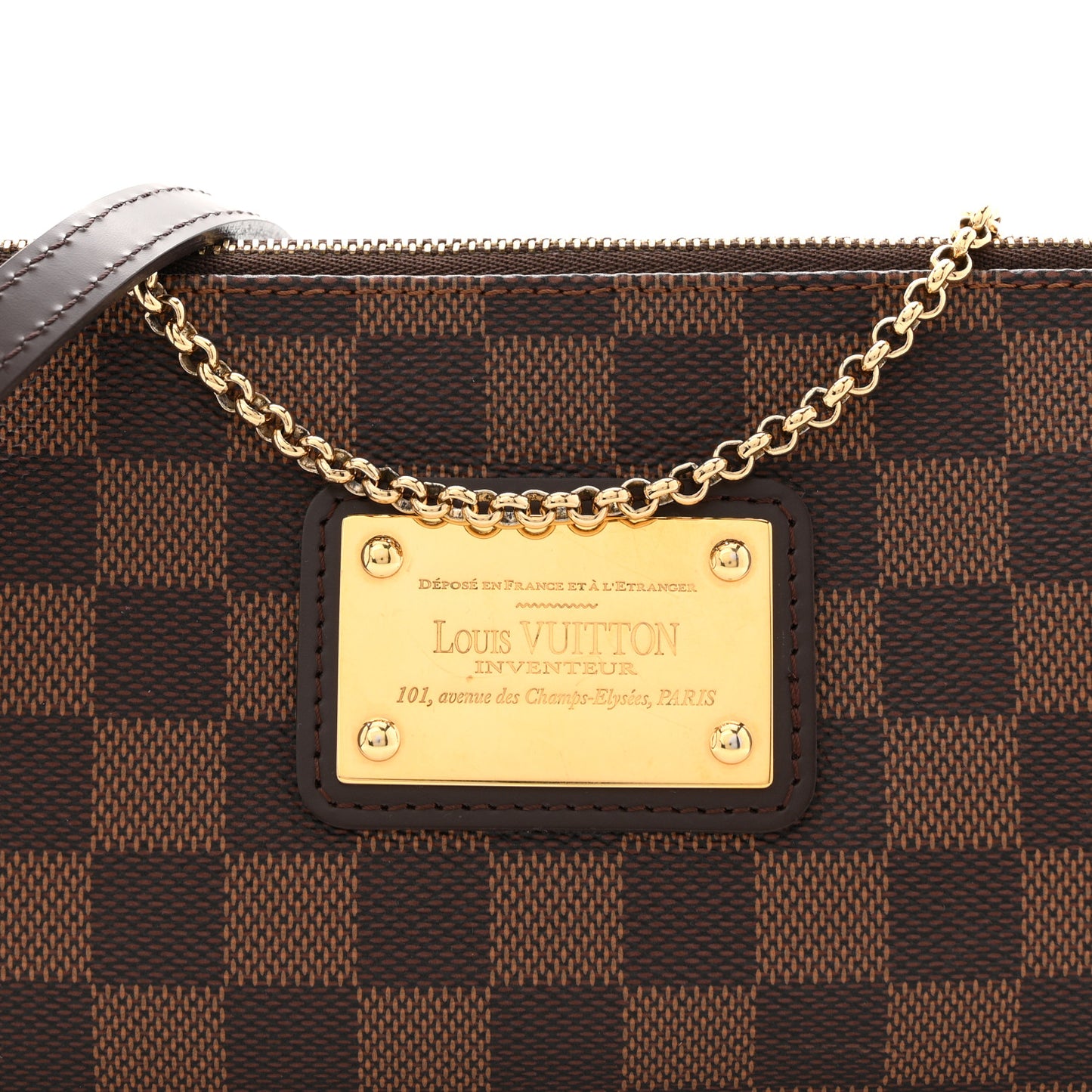 Damier Ebene Eva Clutch