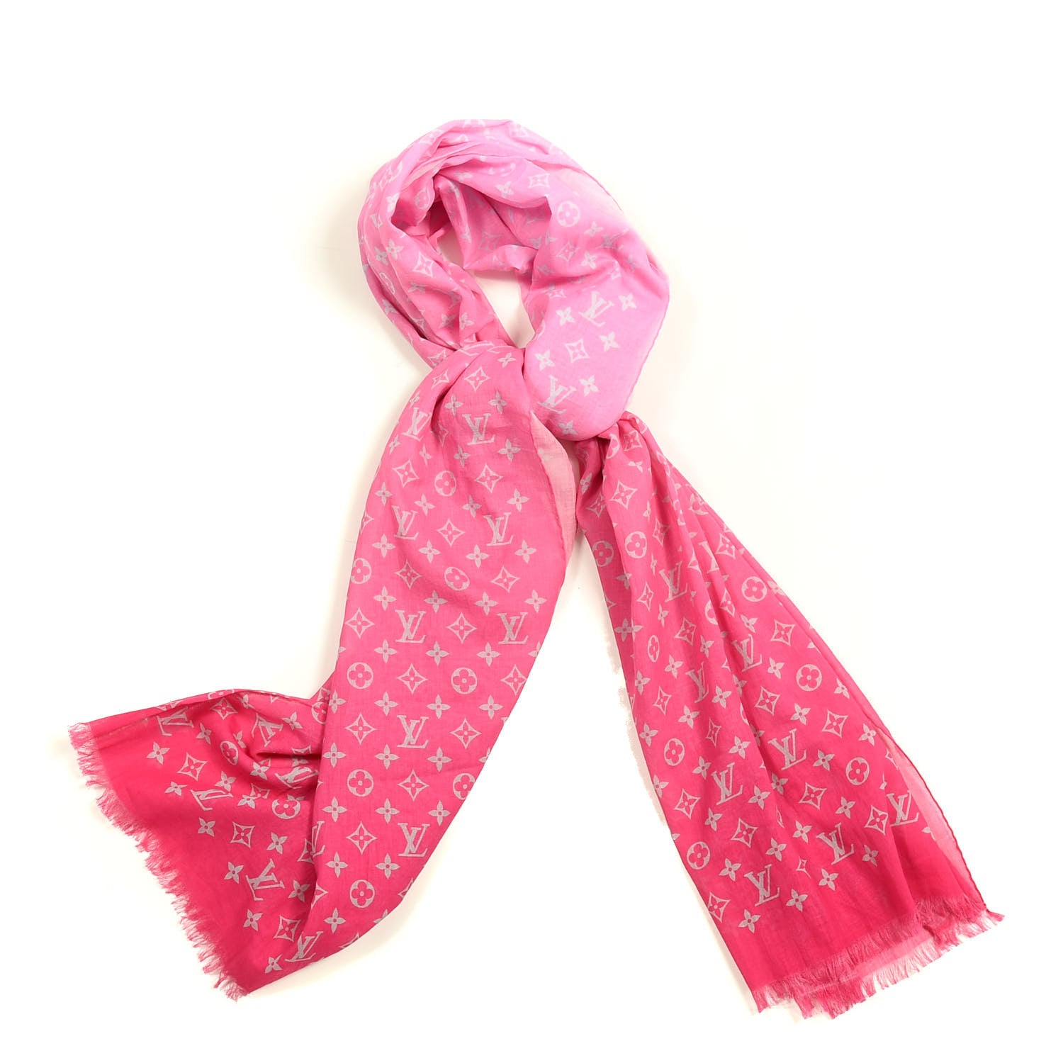 Louis Vuitton Cotton Monogram Sunrise Shawl 1 of 4