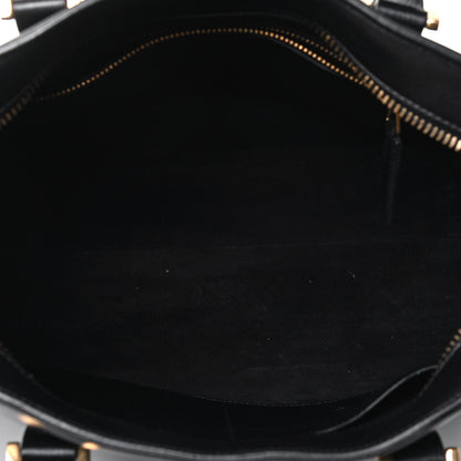 Saint Laurent Calfskin Small Monogram Cabas Black 4 of 4