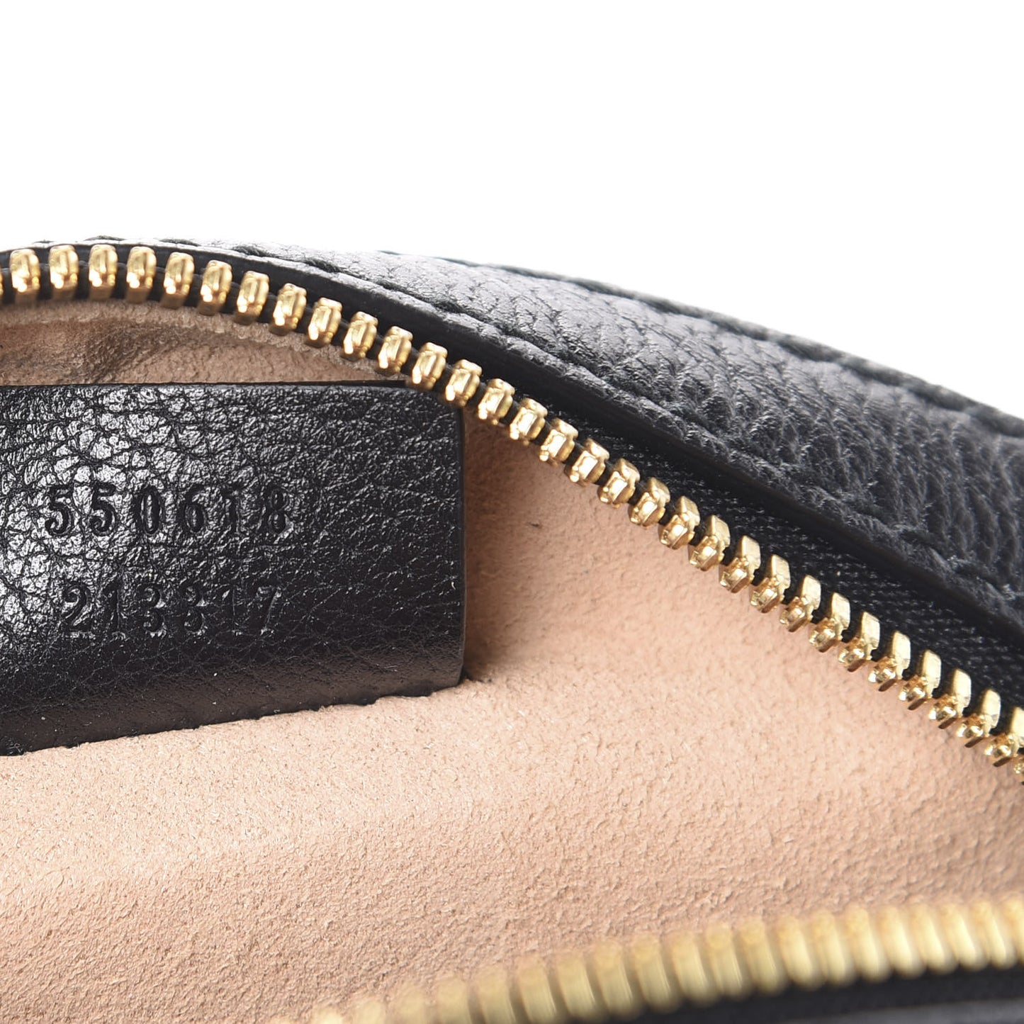 Grained Calfskin Web Mini Ophidia Round Shoulder Bag Black