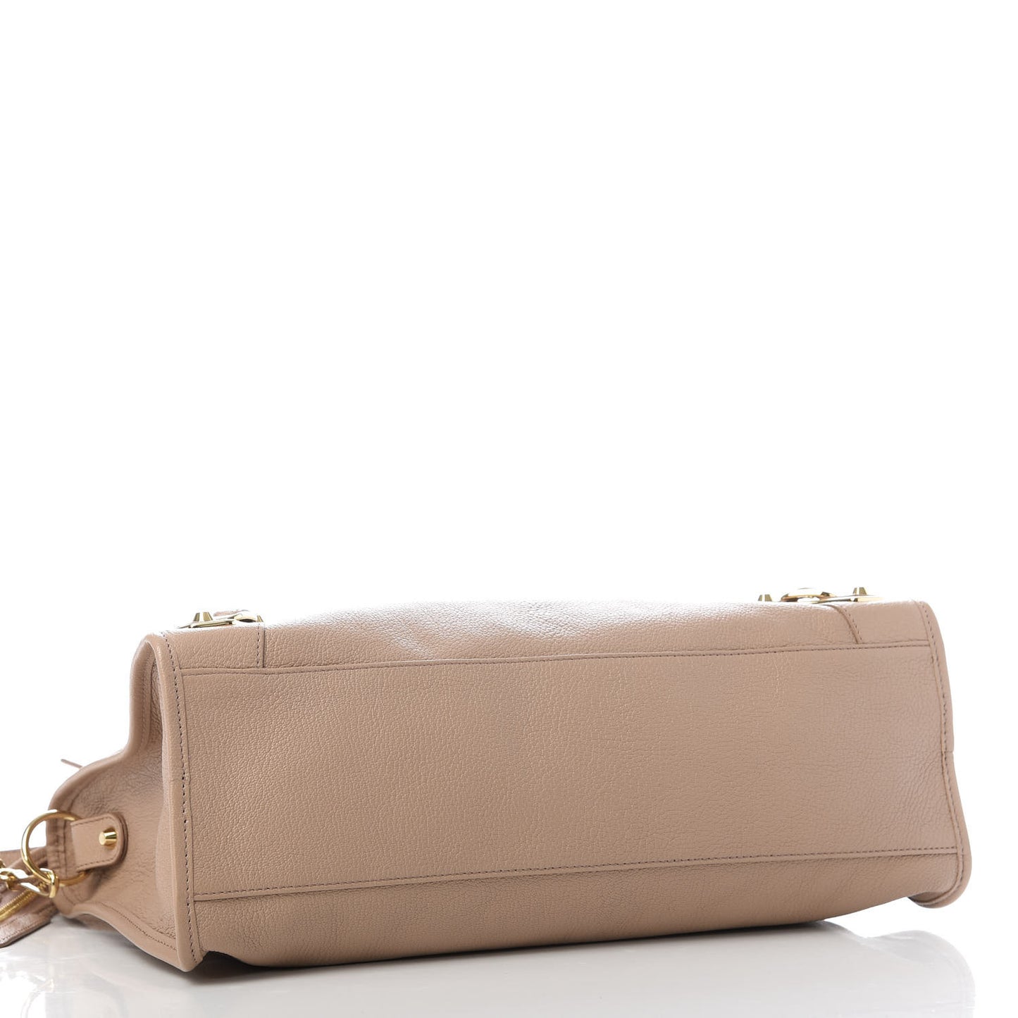 Chevre Gold Metallic Edge Hardware City Rose Des Sables