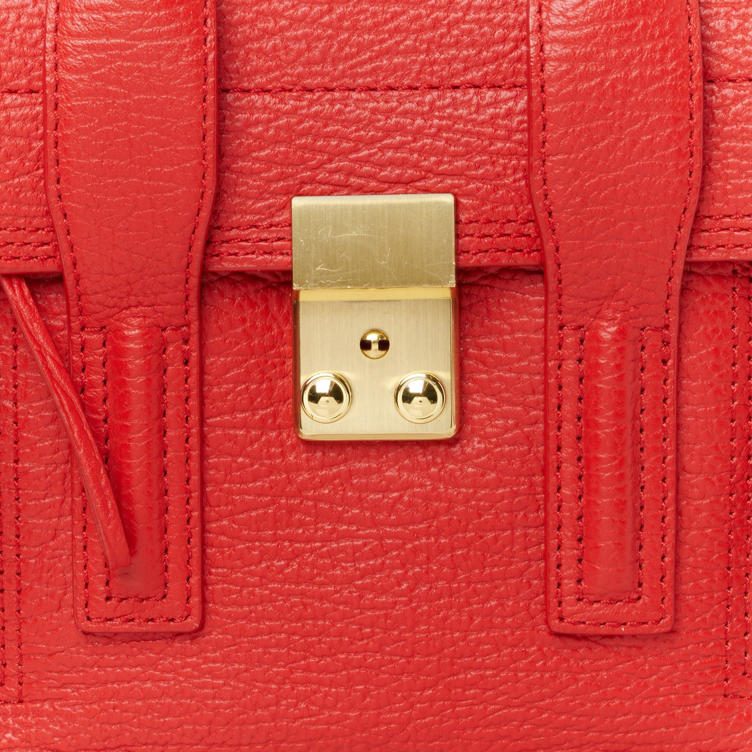 3.1 Phillip Lim Textured Calfskin Mini Pashli Satchel Red 8 of 11