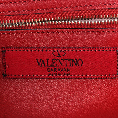 Valentino Garavani Nappa Rockstud Spike Wallet on Chain Water Rose 6 of 9