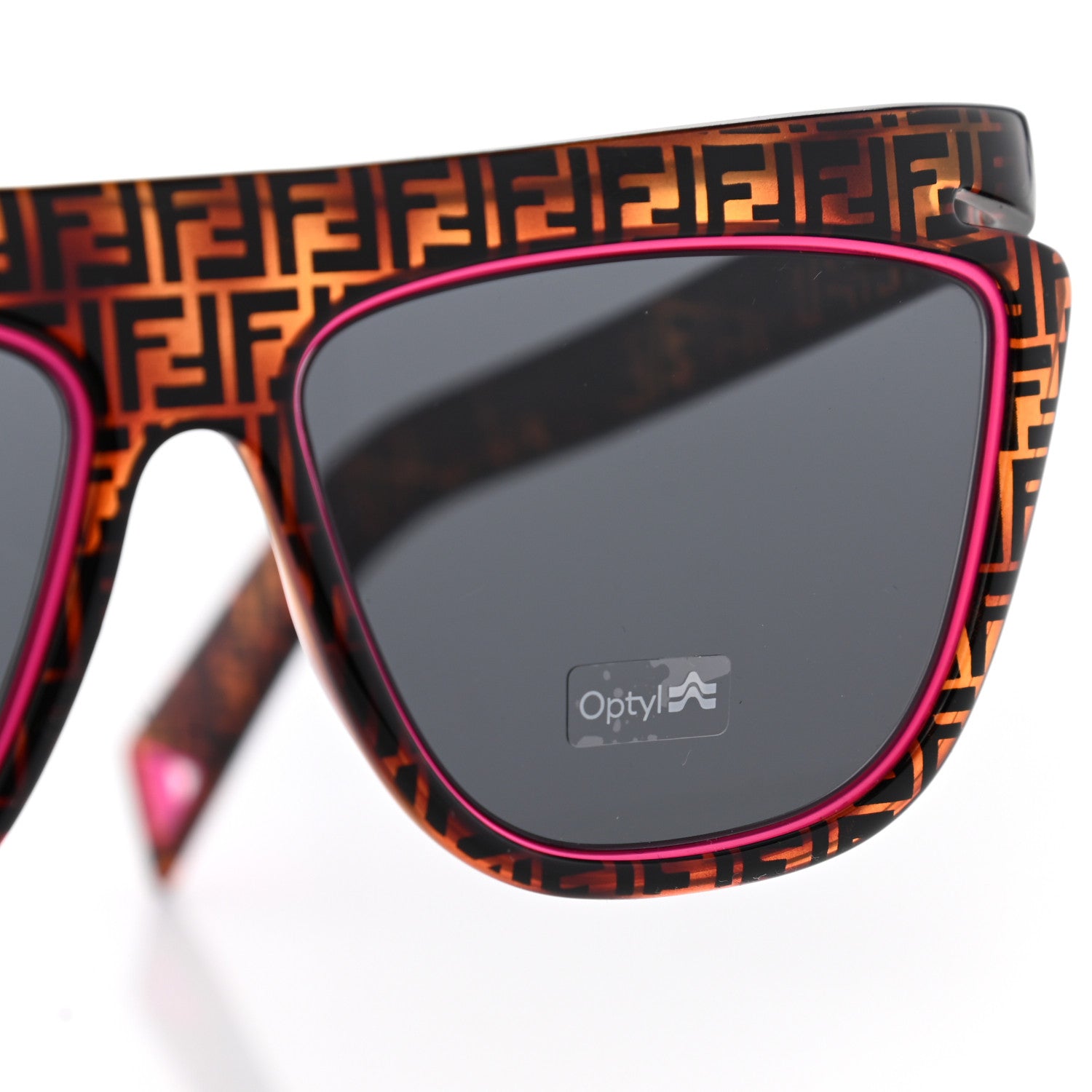 Fendi Acetate Sunglasses FF 0384/S Havana Pink 7 of 7