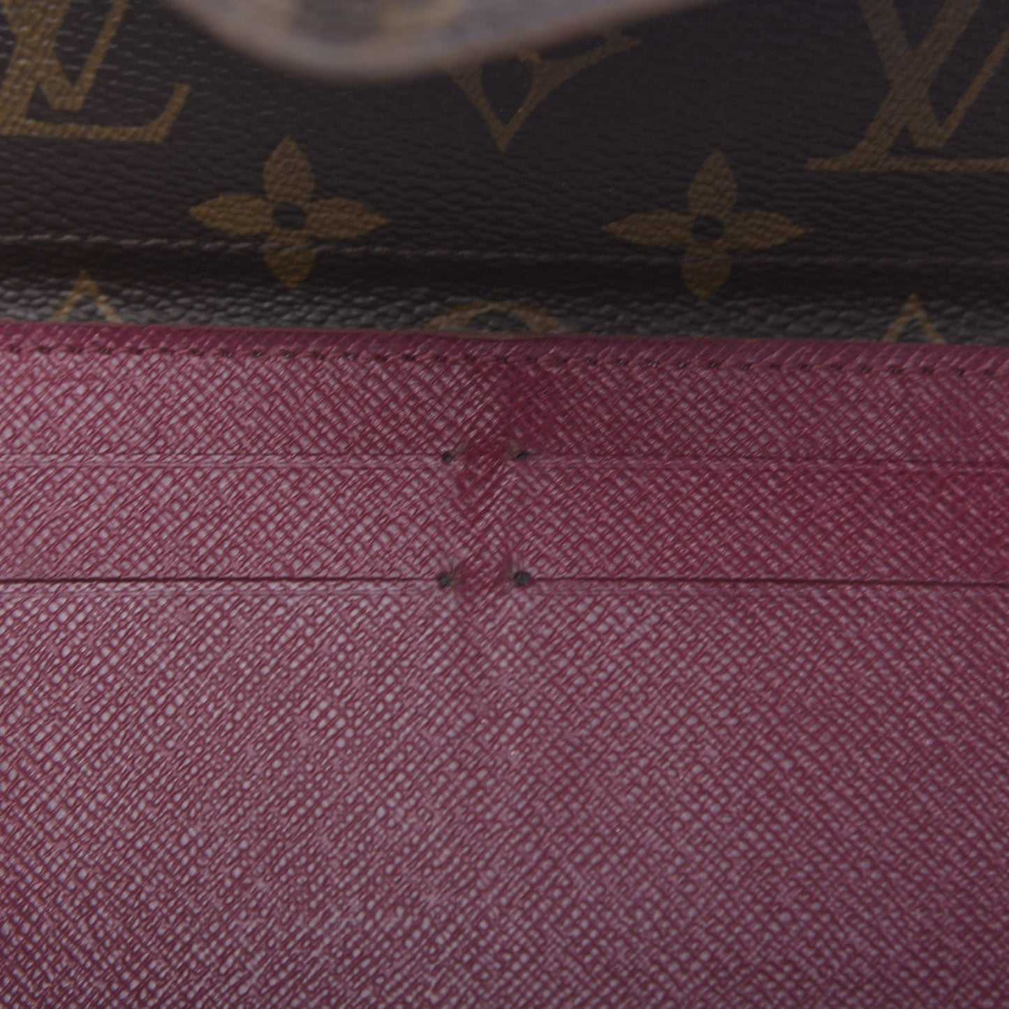 Monogram Josephine Wallet Fuchsia