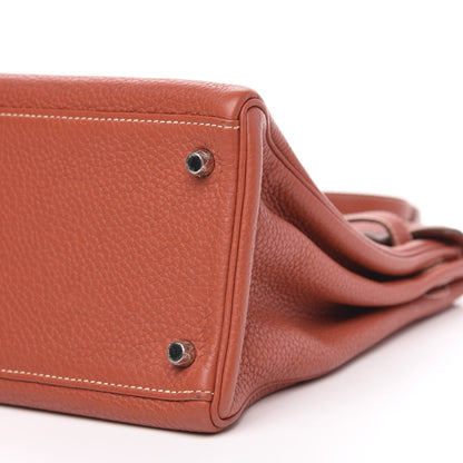 Hermes Taurillon Clemence Retourne Kelly 35 Sanguine 9 of 9