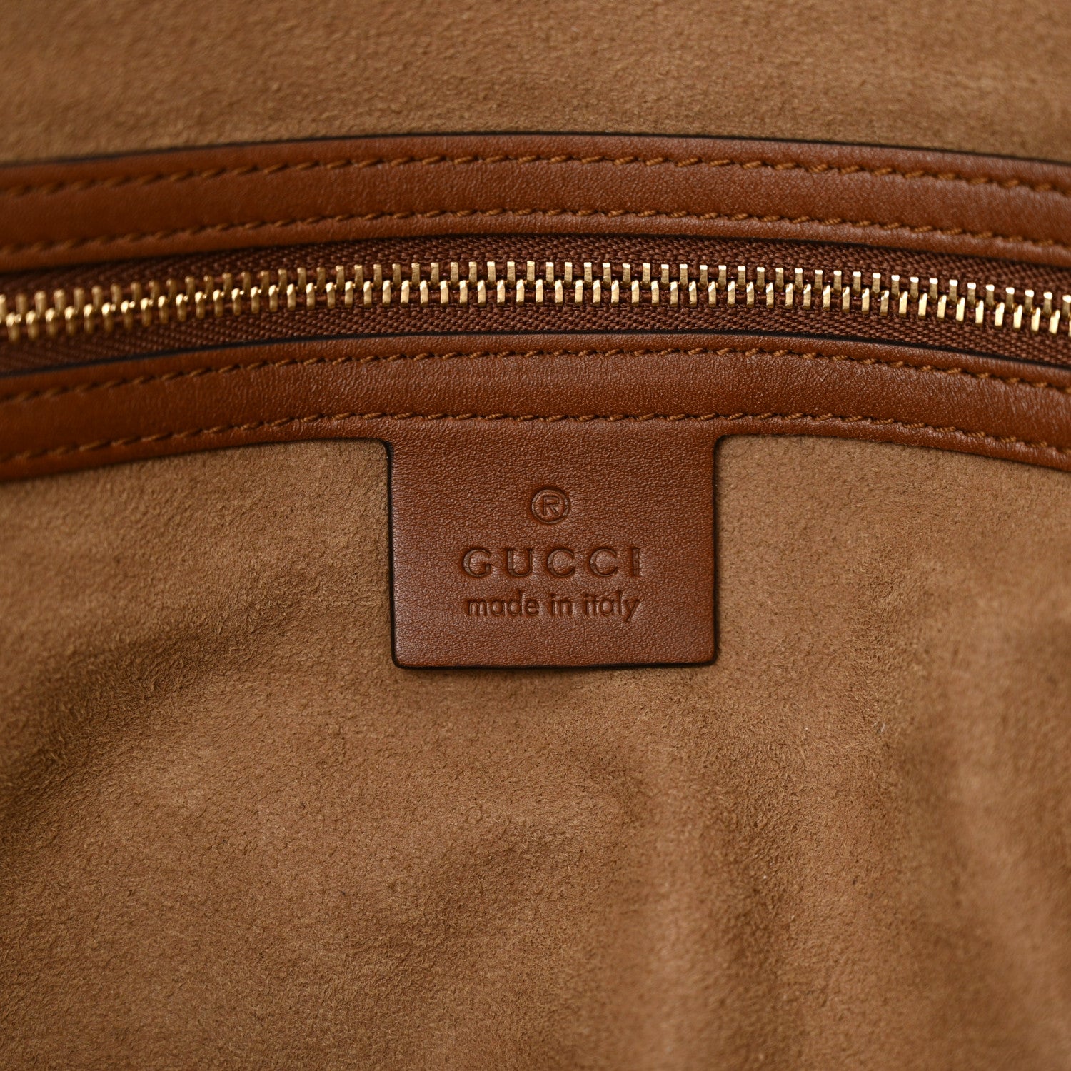 Gucci GG Supreme Monogram Large Linea A Hobo Light Brown 6 of 11